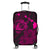 Hawaiian Hibiscus Sea Turtle Swim Polynesian Luggage Covers - Pink - AH Black - Polynesian Pride