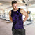 Hawaiian Hibiscus Sea Turtle Swim Polynesian Tank Top - Purple - AH - Polynesian Pride