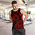 Hawaiian Hibiscus Sea Turtle Swim Polynesian Tank Top - Red - AH - Polynesian Pride