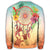 Hawaiian Hibiscus Strelitzia Flower Dreamcatcher Sweatshirt - AH - Polynesian Pride