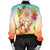 Hawaiian Hibiscus Strelitzia Flower Dreamcatcher Bomber Jacket - AH - Polynesian Pride