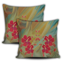 Hawaiian Hibiscus Water Color Pillow Covers - AH - Polynesian Pride
