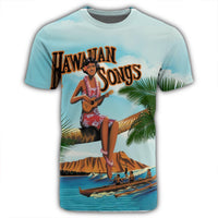 Hawaiian Hula Aboriginal Song T Shirt - Polynesian Pride