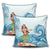 Hawaiian Hula Dance Cartoon Hibiscus Wave Pillow Covers - AH - Polynesian Pride