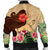 Hawaiian Hula Girl And Hibiscus Polynesian Bomber Jacket - AH - Polynesian Pride