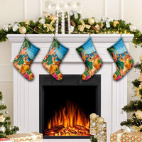 Hawaiian Hula Sing Dance On Beach Christmas Stocking - AH - Polynesian Pride