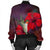 Hawaiian Hummingbird And Hibiscus Polynesian Bomber Jacket - AH - Polynesian Pride