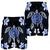 Hawaiian Icon Blue Turtle Plumeria Men's Shorts AH - Polynesian Pride