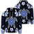 Hawaiian Icon Blue Turtle Plumeria Hoodie Unisex Art - Polynesian Pride