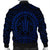 Hawaiian Kakau Honu Arc Polynesian Blue Bomber Jacket - AH - Polynesian Pride