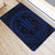 Hawaiian Kakau Honu Arc Polynesian Door Mat Blue AH - Polynesian Pride