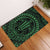 Hawaiian Kakau Honu Arc Polynesian Door Mat Green AH Door Mat Green - Polynesian Pride