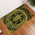 Hawaiian Kakau Honu Arc Polynesian Door Mat Yellow AH Door Mat Yellow - Polynesian Pride