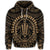 Hawaiian Kakau Honu Arc Polynesian Gold Hoodie - Polynesian Pride