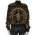 Hawaiian Kakau Honu Arc Polynesian Gold Bomber Jacket - AH - Polynesian Pride