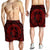 Hawaiian Kakau Honu Arc Polynesian Red Men's Shorts - AH - Polynesian Pride