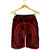 Hawaiian Kakau Honu Arc Polynesian Red Men's Shorts - AH - Polynesian Pride