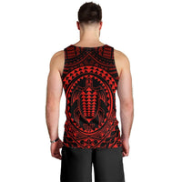 Hawaiian Kakau Honu Arc Polynesian Red Tank Top - AH - Polynesian Pride