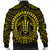 Hawaiian Kakau Honu Arc Polynesian Yellow Bomber Jacket - AH - Polynesian Pride