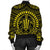 Hawaiian Kakau Honu Arc Polynesian Yellow Bomber Jacket - AH - Polynesian Pride