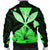 Hawaiian Kanaka Bomber Jacket Hibiscus Polynesian Love - Green - AH - Polynesian Pride