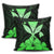 Hawaiian Kanaka Pillow Covers Hibiscus Polynesian Love - Green - AH - Polynesian Pride