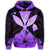 Hawaiian Kanaka Hoodie Hibiscus Polynesian Love Violet - Polynesian Pride