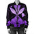 Hawaiian Kanaka Bomber Jacket Hibiscus Polynesian Love - Violet - AH - Polynesian Pride