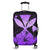 Hawaiian Kanaka Luggage Covers Hibiscus Polynesian Love - Violet - AH Black - Polynesian Pride