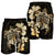 Hawaiian Kanaka Hibiscus Plumeria Mix Polynesian Turtle Men's Shorts - AH - Polynesian Pride