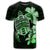 Hawaiian Kanaka Hibiscus Plumeria Mix Polynesian Turtle T Shirt Green - Polynesian Pride