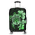 Hawaiian Kanaka Hibiscus Plumeria Mix Polynesian Turtle Luggage Covers - Green - AH Black - Polynesian Pride