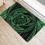 Hawaiian Kanaka Honu Hibiscus Tornado Polynesian Door Mat Green AH - Polynesian Pride