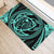 Hawaiian Kanaka Honu Hibiscus Tornado Polynesian Door Mat Turquoise AH - Polynesian Pride