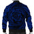 Hawaiian Kanaka Honu Hibiscus Tornando Polynesian Blue Bomber Jacket - AH - Polynesian Pride