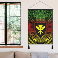 Hawaiian Kanaka Maoli Center Polynesian Hanging Poster - AH - Polynesian Pride