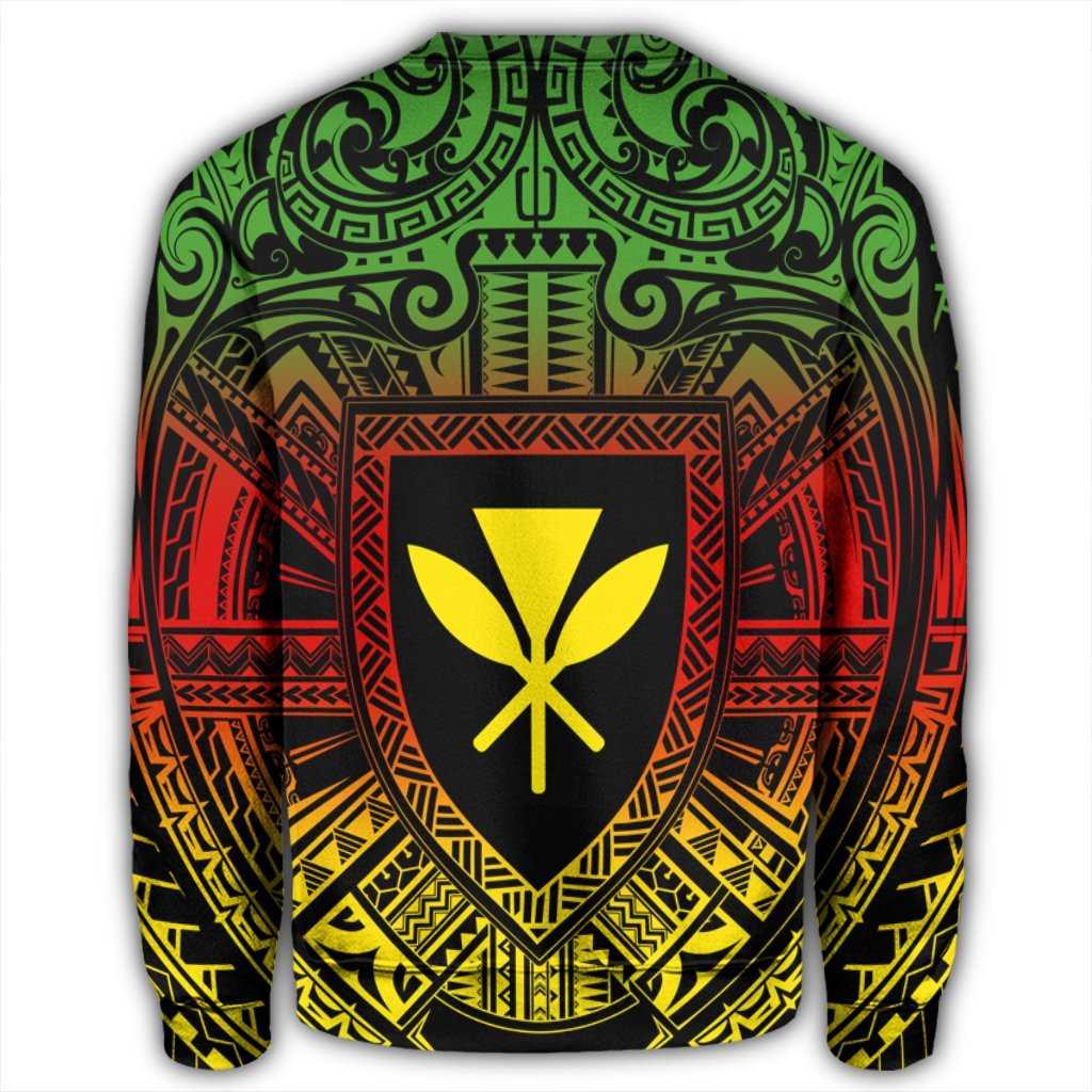 Hawaiian Kanaka Maoli Center Polynesian Sweatshirt - AH - Polynesian Pride