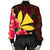 Hawaiian Kanaka Plumeria Polynesian Bomber Jacket - AH - Polynesian Pride