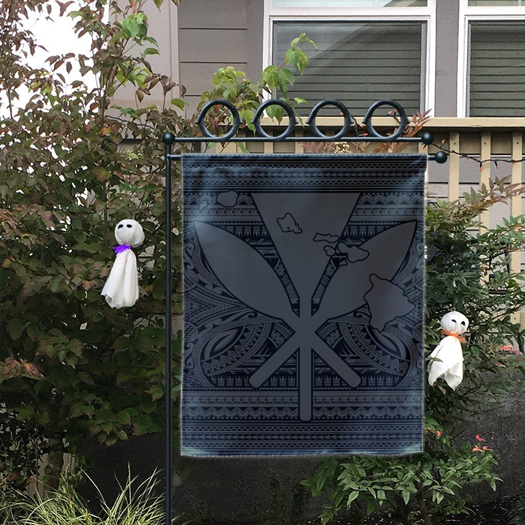 Hawaiian Kanaka Polynesian Tribal Flag Reggae Color Gray AH - Polynesian Pride