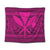 Hawaiian Kanaka Polynesian Tribal Tapestry Reggae Color Pink AH Wall Tapestry Black - Polynesian Pride