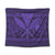 Hawaiian Kanaka Polynesian Tribal Tapestry Reggae Color Purple AH Wall Tapestry Black - Polynesian Pride