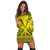 Hawaiian Kanaka Polynesian Tribal Hoodie Dress Reggae Color Yellow AH - Polynesian Pride