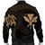 Hawaiian Kanaka Turtle Polynesian Bomber Jacket Gold AH - Polynesian Pride