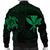 Hawaiian Kanaka Turtle Polynesian Bomber Jacket Green AH - Polynesian Pride