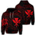 Hawaiian Kanaka Turtle Polynesian Hoodie Red Unisex Art - Polynesian Pride