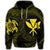 Hawaiian Kanaka Turtle Polynesian Hoodie Yellow - Polynesian Pride