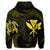 Hawaiian Kanaka Turtle Polynesian Hoodie Yellow - Polynesian Pride