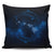 Hawaiian Map Galaxy Zodiac Dolphin Polynesian Pillow Covers - AH Pillow Covers Black - Polynesian Pride