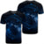 Hawaiian Map Galaxy Zodiac Dolphin Polynesian T Shirt Unisex Black - Polynesian Pride