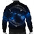 Hawaiian Map Galaxy Zodiac Dolphin White Polynesian Bomber Jacket - AH - Polynesian Pride